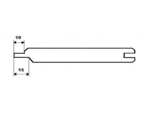 Profiled two-sides' planks