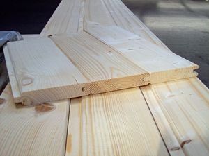 Profiled two-sides' planks
